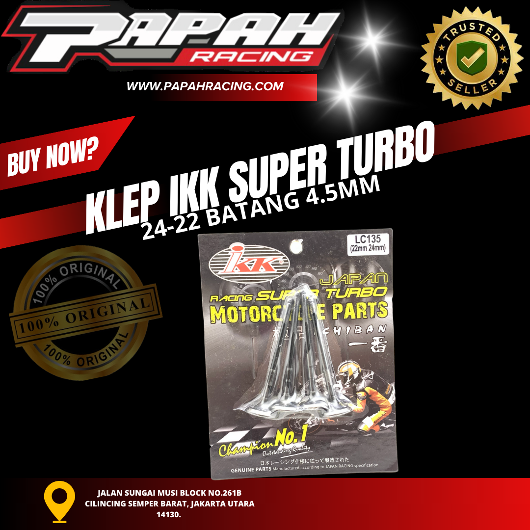 KLEP IKK SUPER TURBO 22-24 BATANG 4.5MM